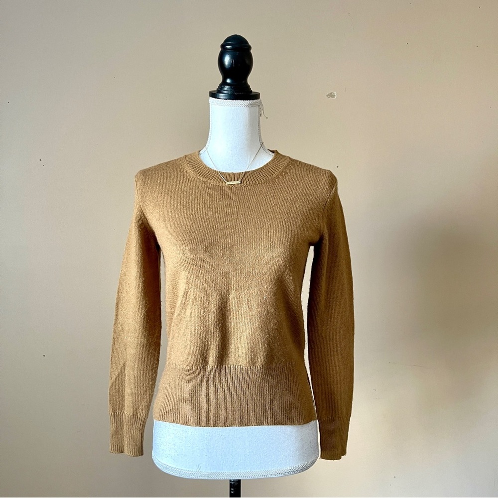 BANANA REPUBLIC FACTORY | Camel Knit Sweater Sz XXS